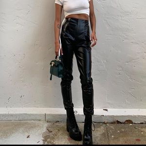 Princess Polly Lyra Pants in Black